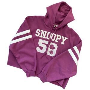 Aeropostale x Snoopy Graphic Hoodie Purple “Snoopy 50” New With Tags Size M